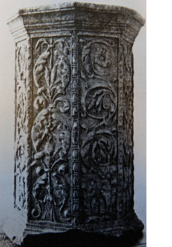 Fig. 7 b : Autel cylindrique et octogonal d’Altinum