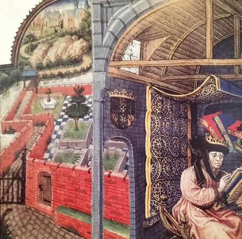 Fig. 26 : René d’Anjou, Le Mortifelement de veine plaisance, Pays-Bas du sud, Bruxelles, vers 1458, Bibliothèque royale de Belgique, ms. 10308 © KBR