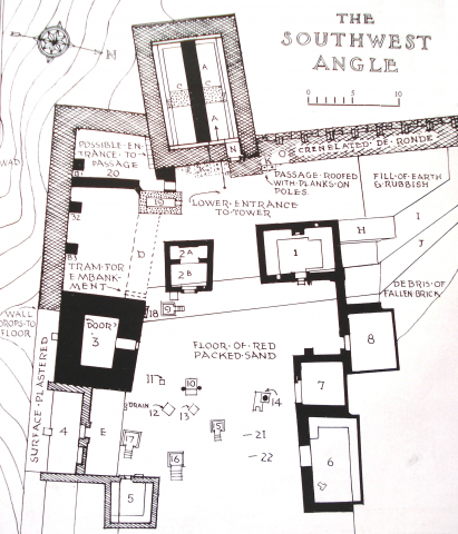 Fig. 6 : plan du sanctuaire d’Aphlad. P. R. V, pl. I