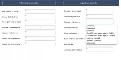 Fig. 4 : Exemple de requête croisée dans Lea