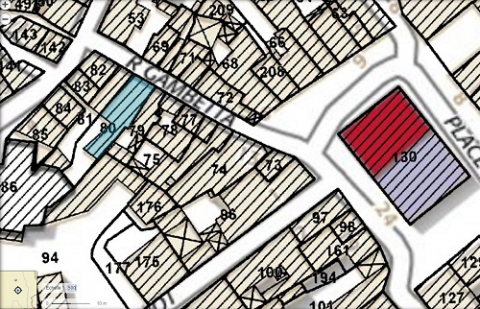 Fig. 14 : Localisation de la parcelle 80 où se développe C8 © Source Géoportail