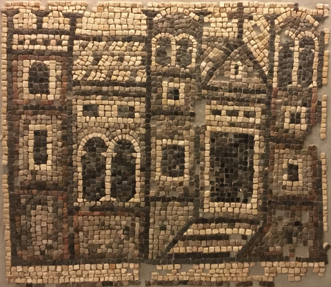 Fig. 17 - Musée Benaki (Athènes), panneau de mosaïque, VIe siècle (?) © Flora Muntrez