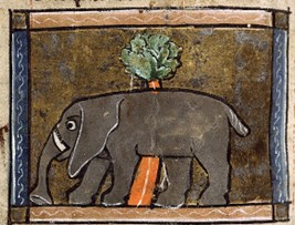 Fig. 8 : Gossuin de Metz, 1276-1277, Image du monde, Paris, Bibl. Sainte-Geneviève, 2200, fol. 074v