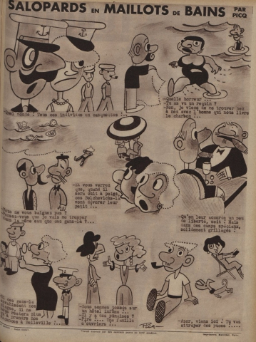 Fig. 5 : Regards, n. 138, jeudi 3 septembre 1936, p. 21, Bibliothèque nationale de France, Retronews