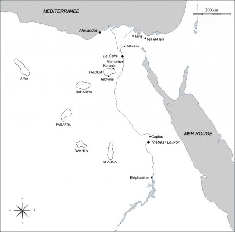 Fig. 2 : Carte des sites archéologiques cités (Dessin : E. Rotté)